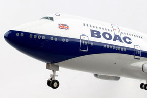 747-400 ブリティッシュエアウェイズ 「BOAC 100周年記念塗装」 G-BYGC (ギア/スタンド付属) 1/200 ※プラ製 [SKR1015]