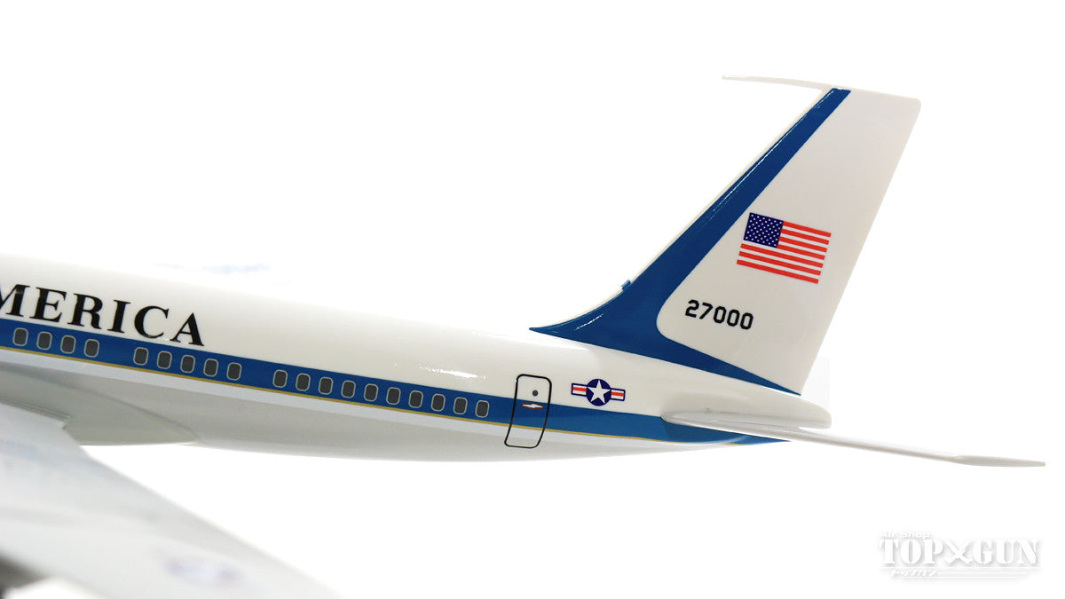 VC-137C(707-300) アメリカ空軍 米国大統領専用機(旧型) エアフォースワン 27000 (ギアなし/スタンド付属) 1/150 ※プラ製 [SKR312]