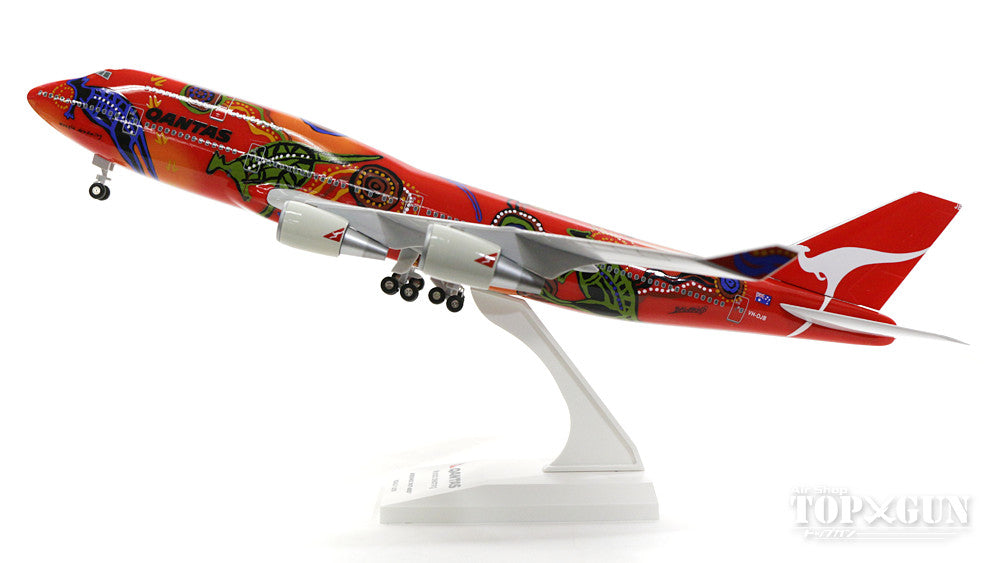 747-400 Qantas Unala Dreaming VH-OJB (gear/stand included) 1/200 *Plastic [SKR406]