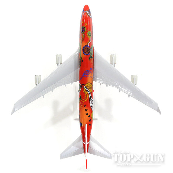 747-400 Qantas Unala Dreaming VH-OJB (gear/stand included) 1/200 *Plastic [SKR406]