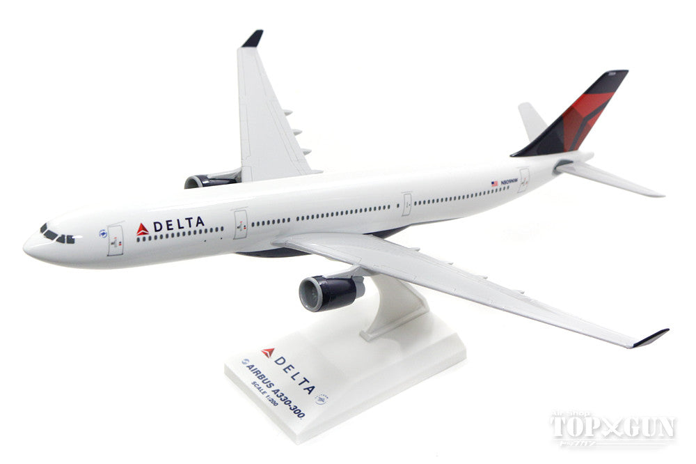 A330-300 Delta Airlines N809NW (without gear/stand included) 1/200 *Plastic [SKR530]