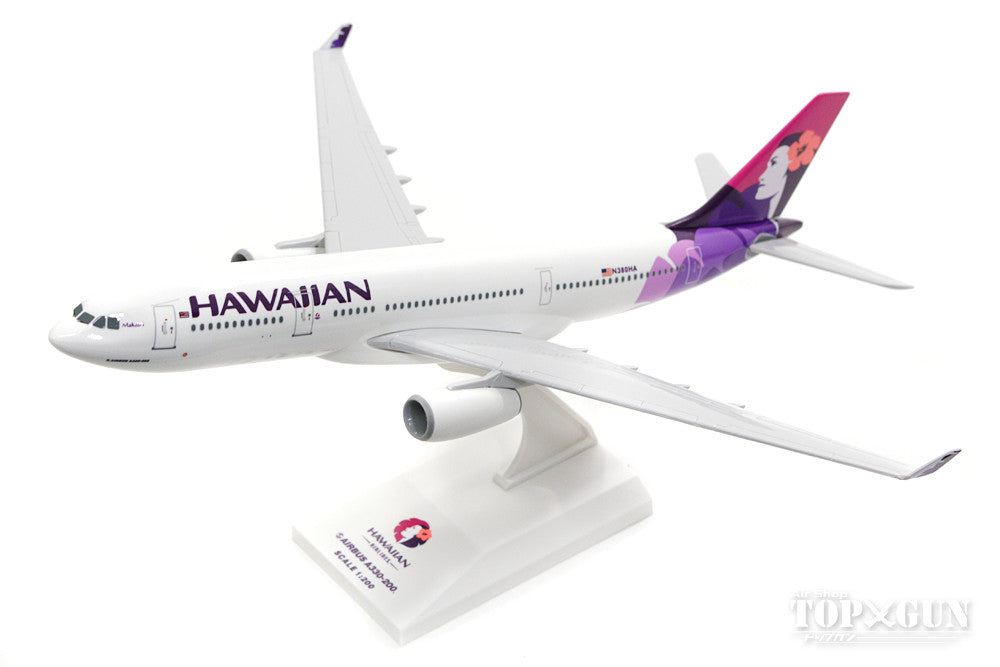 A330-200 Hawaiian Airlines N380HA (without gear/stand included) 1/200 *Plastic [SKR593]