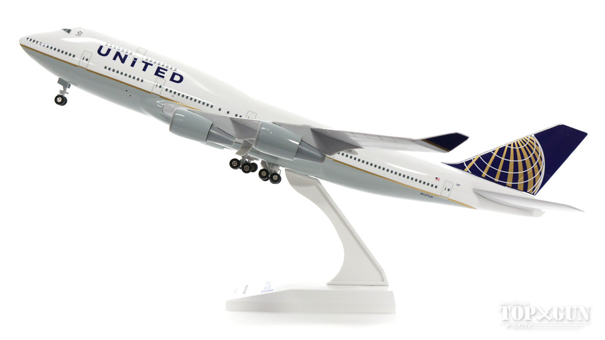 747-400 United Airlines N127UA (gear/stand included) 1/200 *Plastic [SKR614]