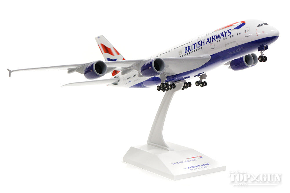 A380 British Airways G-XLEA (gear/stand included) 1/200 *Plastic [SKR652]