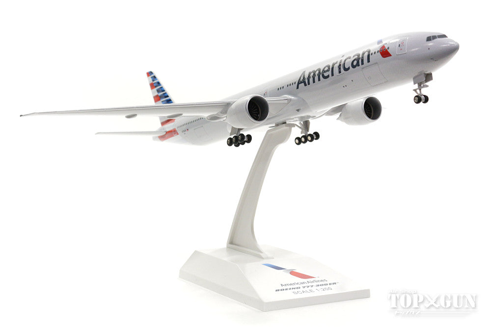 777-300ER American Airlines N718AN (gear/stand included) 1/200 *Plastic [SKR715]