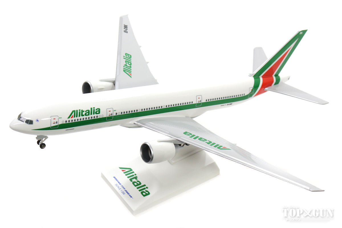 777-200ER Alitalia EI-DBK (gear/stand included) 1/200 *Plastic [SKR718]