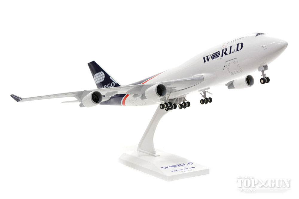 747-400BCF (Cargo Plane) World Airways (Gear/Stand Included) 1/200 *Plastic [SKR732]