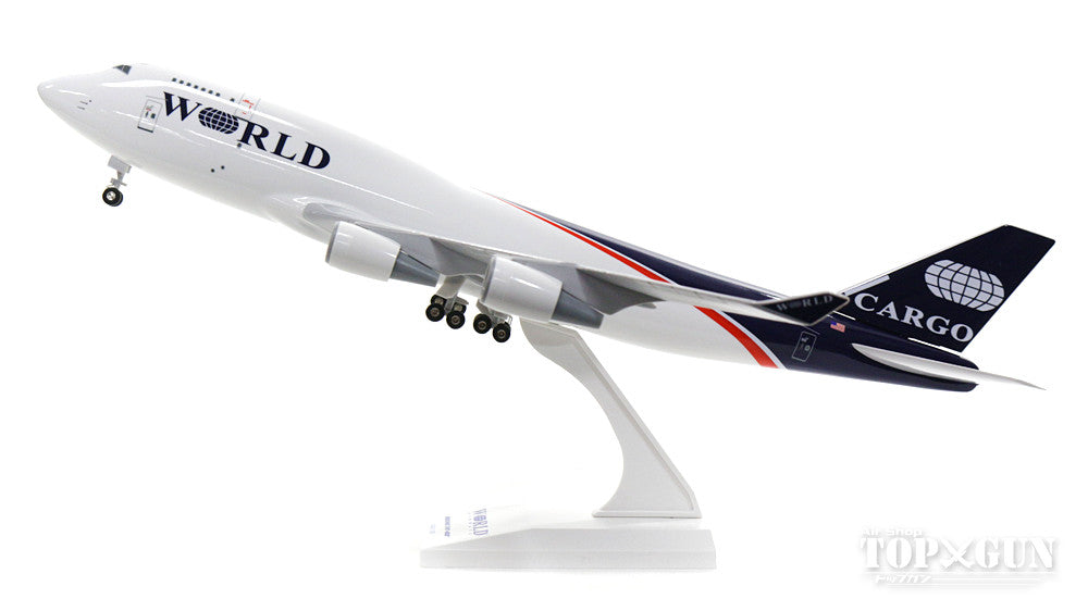 747-400BCF (Cargo Plane) World Airways (Gear/Stand Included) 1/200 *Plastic [SKR732]