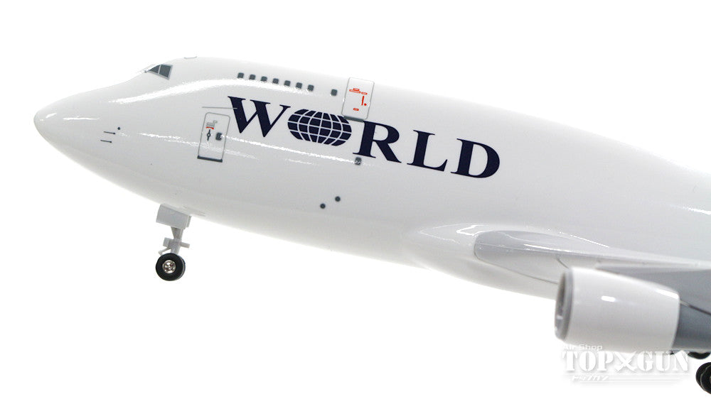 747-400BCF (Cargo Plane) World Airways (Gear/Stand Included) 1/200 *Plastic [SKR732]