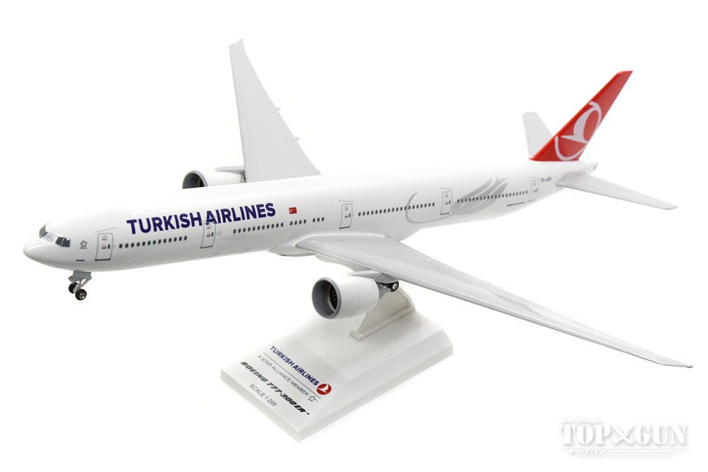 777-300ER Turkish Airlines TC-JJO (gear/stand included) 1/200 *Plastic [SKR740]