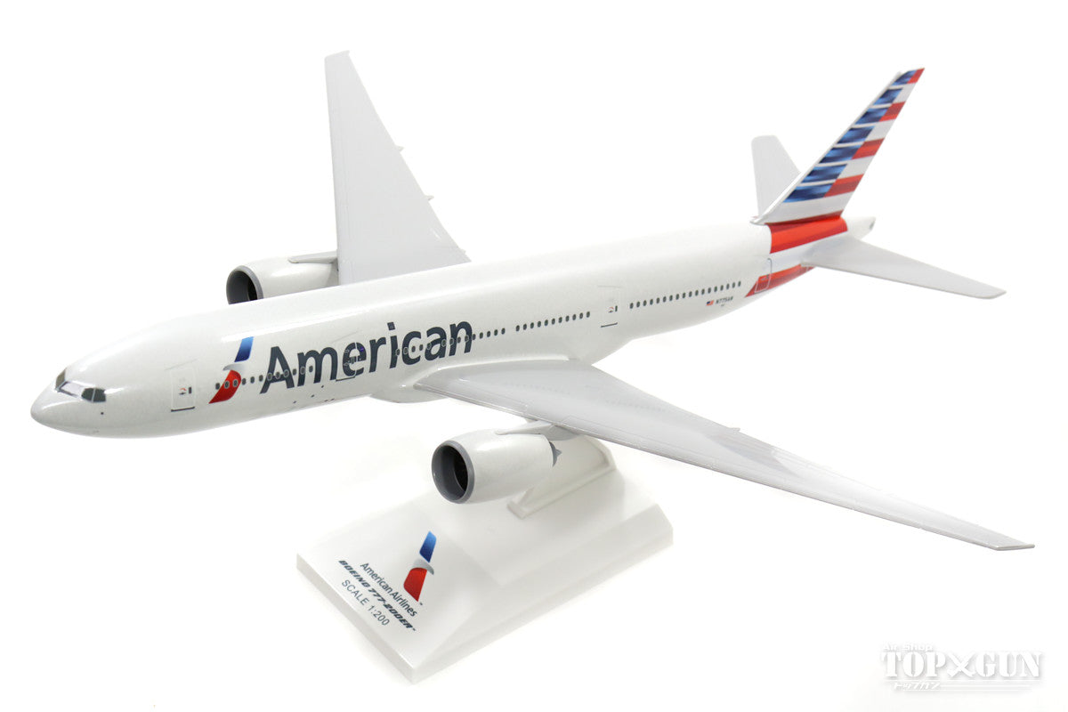 777-200ER American Airlines N775AN (without gear/stand included) 1/200 *Plastic [SKR747]