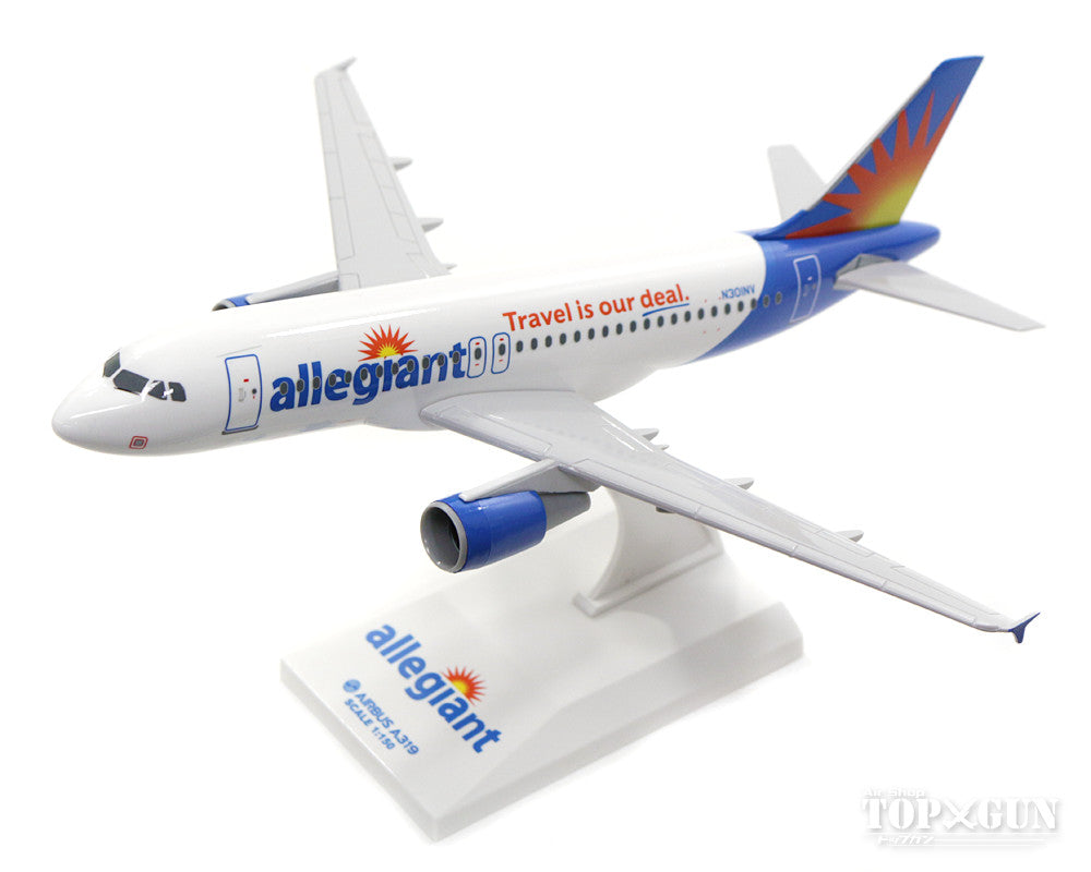 A319 Allegiant Airlines N301NV (without gear/stand included) 1/150 *Plastic [SKR779]