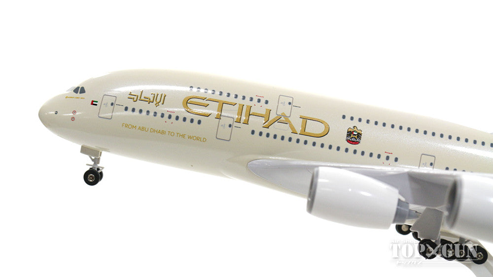 A380 Etihad Airways A6-APA (gear/stand included) 1/200 *Plastic [SKR840]