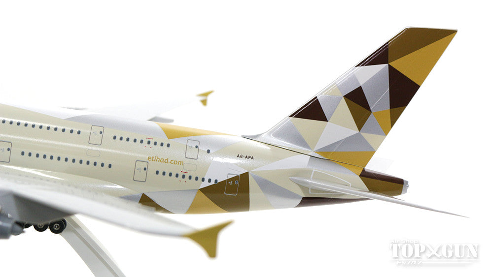 A380 Etihad Airways A6-APA (gear/stand included) 1/200 *Plastic [SKR840]