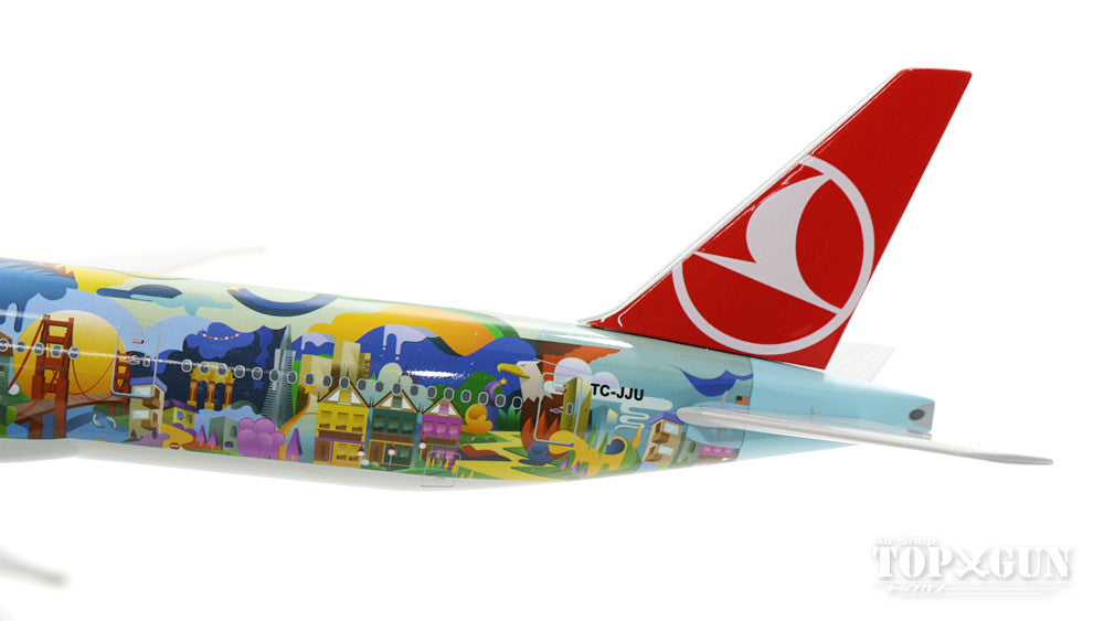 777-300ER Turkish Airlines Safranbolu TC-JJU (gear/stand included) 1/200 *Plastic [SKR854]