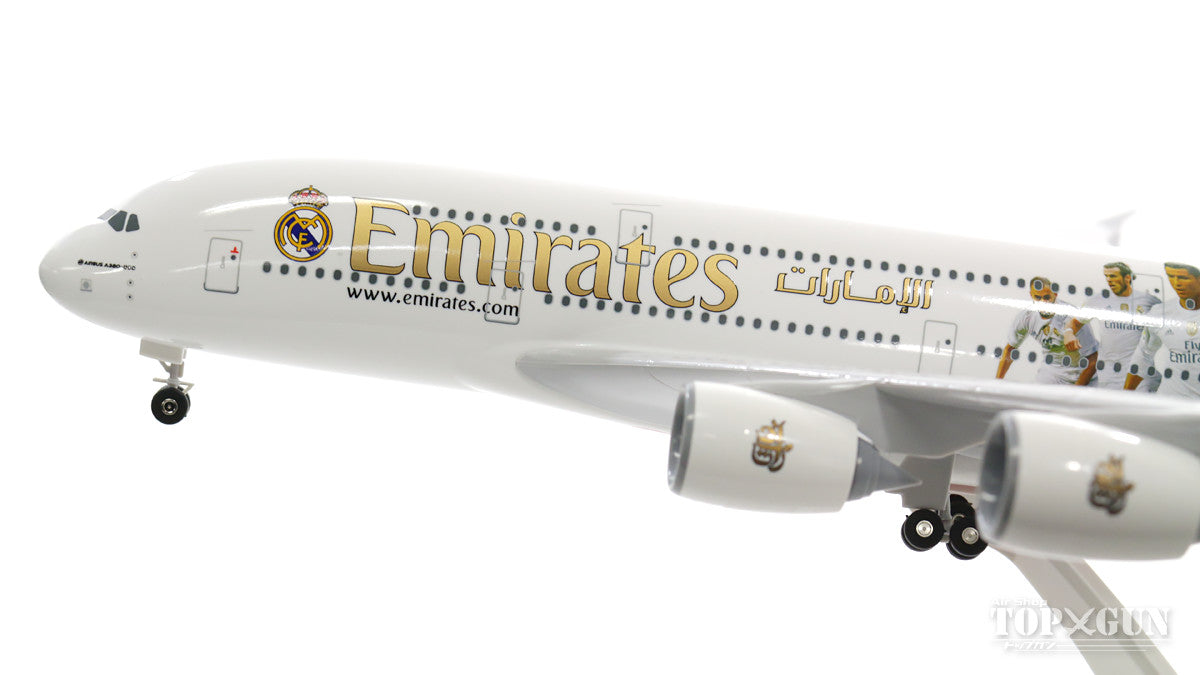 A380 Emirates Special Paint "Real Madrid" A6-EOA (Gear/Stand Included) 1/200 *Plastic [SKR880]