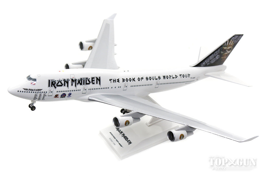 747-400 Iron Maiden "Ed Force One" TF-AAK (gear/stand included) 1/200 *Plastic [SKR899]