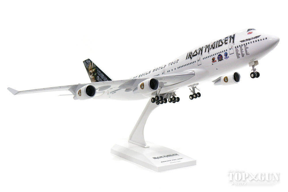 747-400 Iron Maiden "Ed Force One" TF-AAK (gear/stand included) 1/200 *Plastic [SKR899]