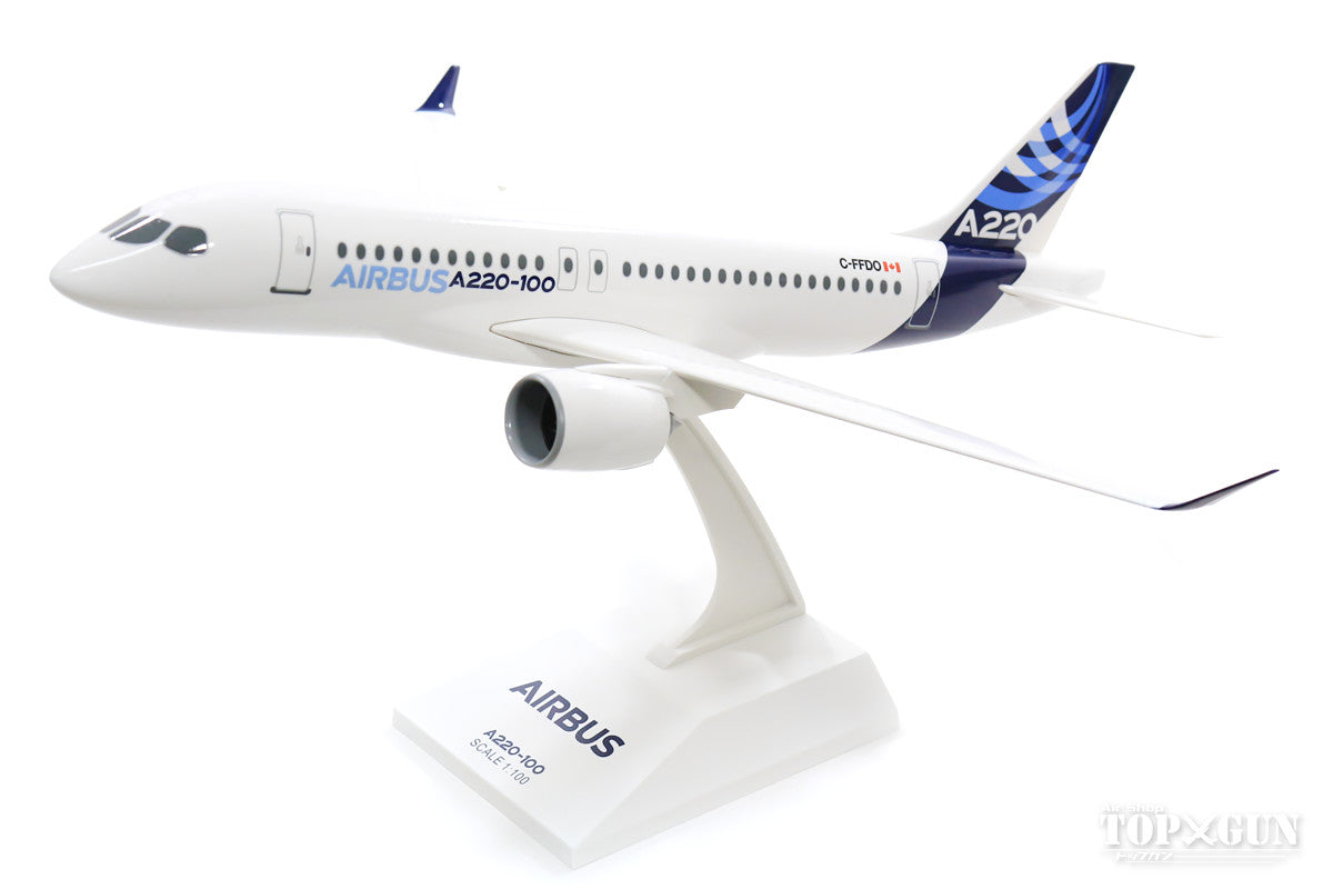 A220-100 Airbus House Color C-FFDO (without gear/stand included) 1/100 *Plastic [SKR957]