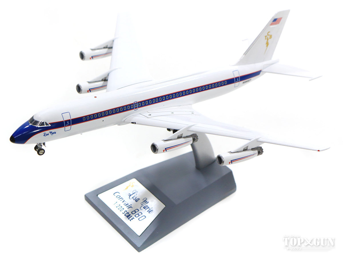 Convair 880 (22-2) N880E &amp; L-1329 JetStar N777EP 2-piece set (stand included) 1/200 [TK01_TK02]