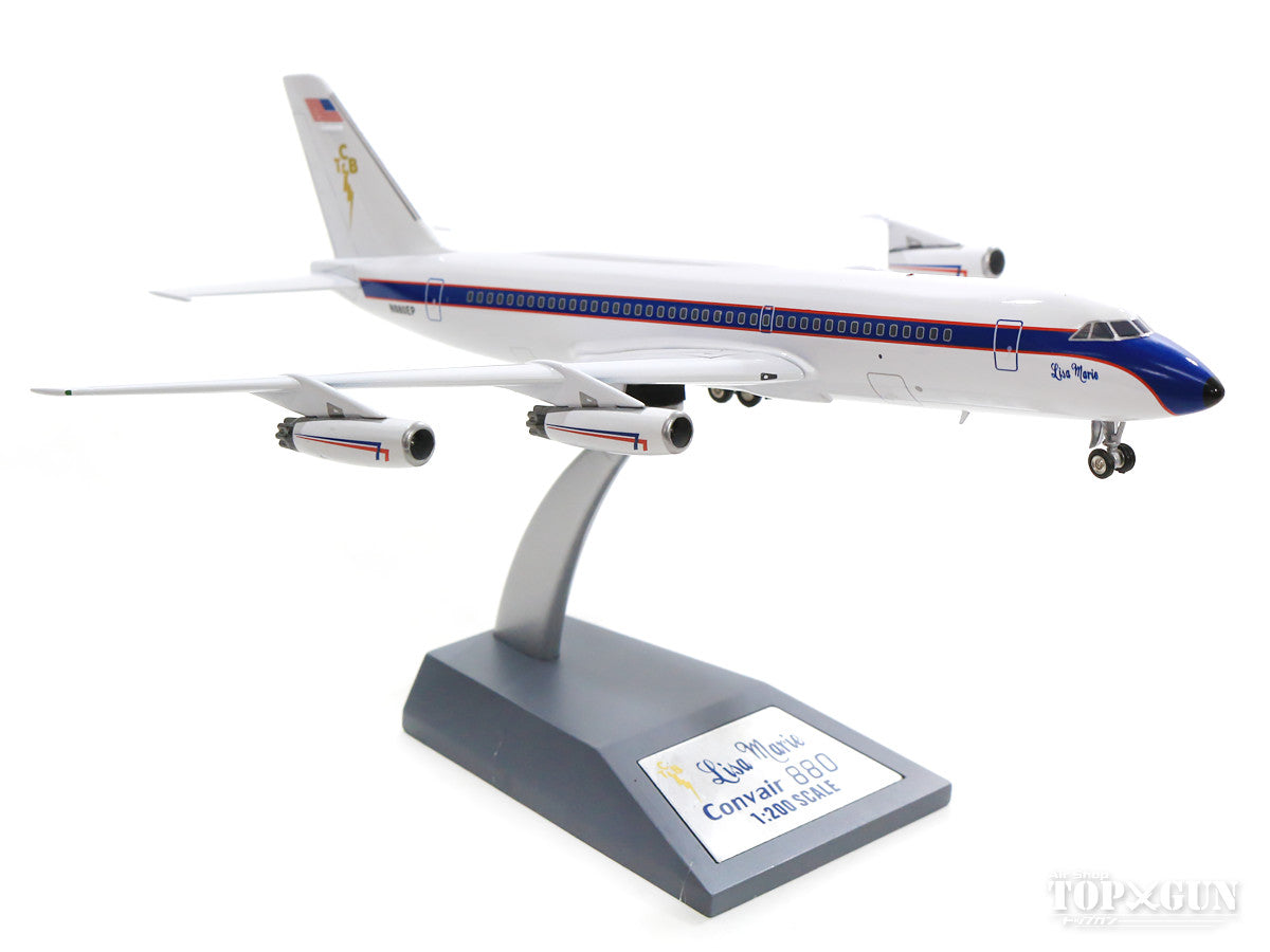 Convair 880 (22-2) N880E &amp; L-1329 JetStar N777EP 2-piece set (stand included) 1/200 [TK01_TK02]