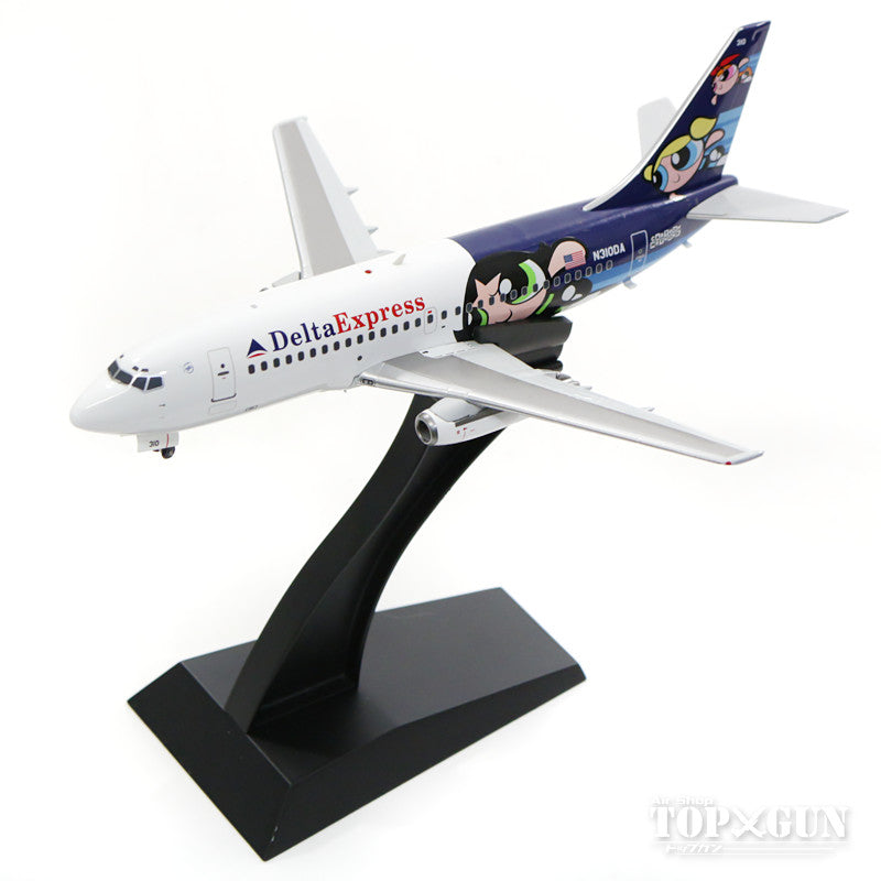 737-200 Delta Express special paint circa 2000 "Powerpuff Girls" N310DA 1/200 *Made of metal [WB-737-310DA]