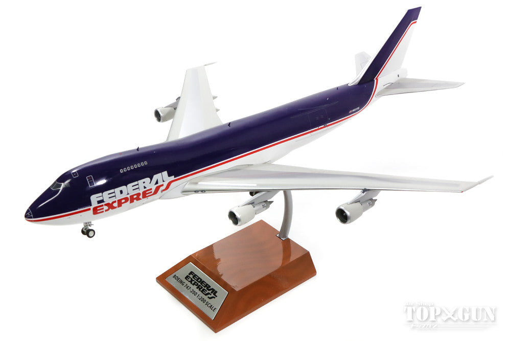 747-200F/SCD FedEX 90s N631FE (stand included) 1/200 *Made of metal [WB-747-FEDEX]