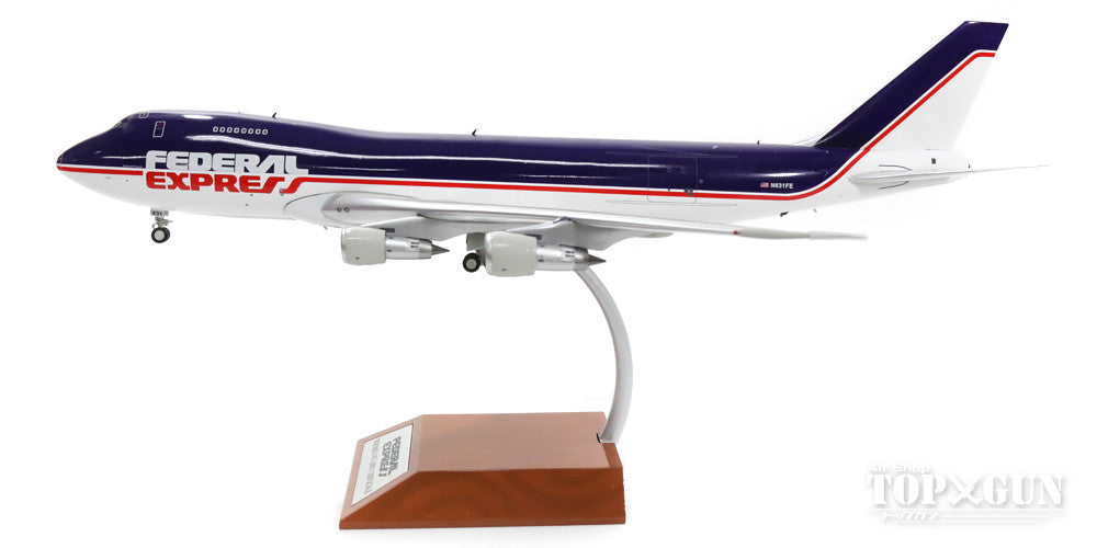 747-200F/SCD FedEX 90s N631FE (stand included) 1/200 *Made of metal [WB-747-FEDEX]