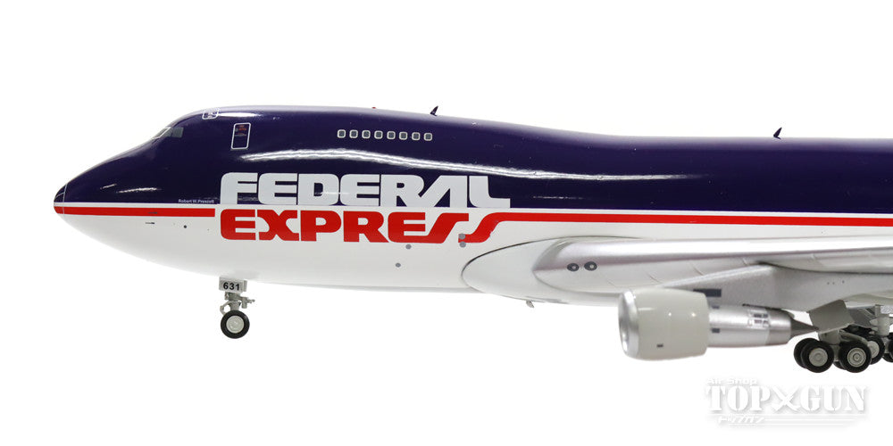 747-200F/SCD FedEX フェデックス 90年代 N631FE (スタンド付属) 1/200 ※金属製 [WB-747-FEDEX]