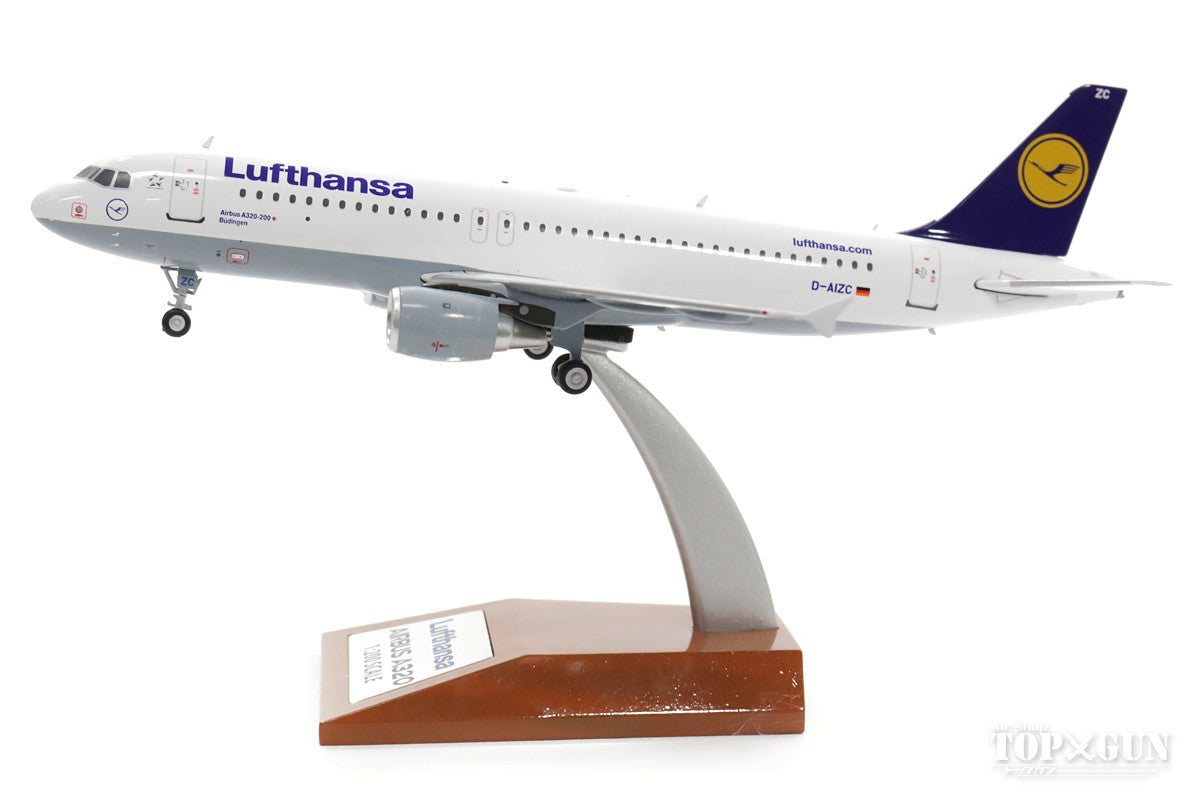 A320 Lufthansa D-AIZC (stand included) 1/200 *Made of metal [WB-A320-001]