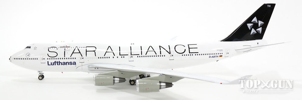 747-400 Lufthansa Special Paint "Star Alliance" D-ABTH 1/200 *Made of metal [WB-SAFOOTBALL]