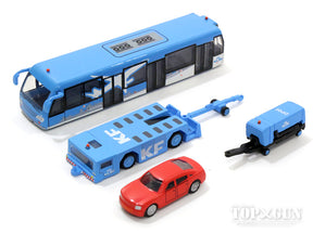 JC Wings 空港アクセサリー KLM 地上支援車輛（GSE） セット3 1/200