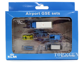 空港アクセサリー KLM 地上支援車輛（GSE） セット4　1/200 [XX2024]