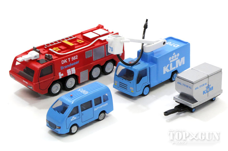 Airport Accessories KLM Ground Support Vehicle (GSE) Set 6 1/200 [XX2026]