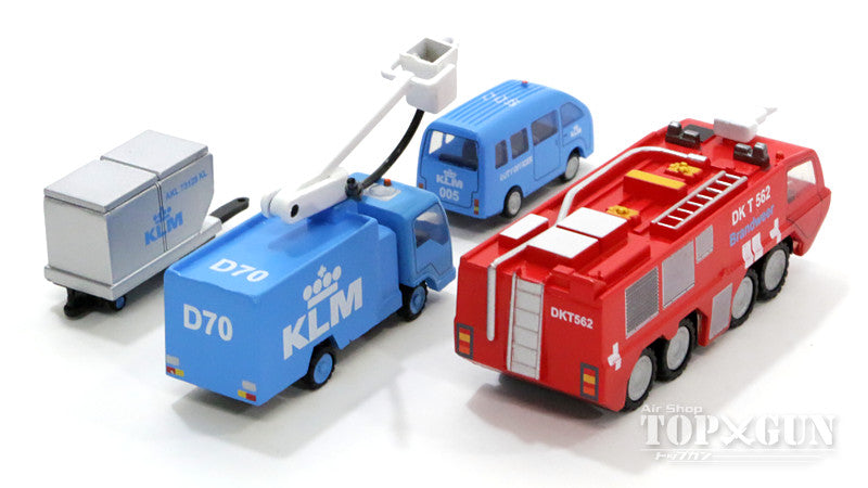 Airport Accessories KLM Ground Support Vehicle (GSE) Set 6 1/200 [XX2026]