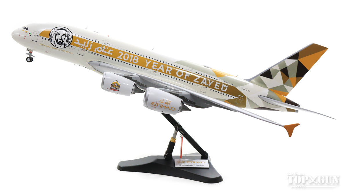 A380 Etihad Airways "Year of Zayed" A6-APH (stand included) 1/200 [XX2034]