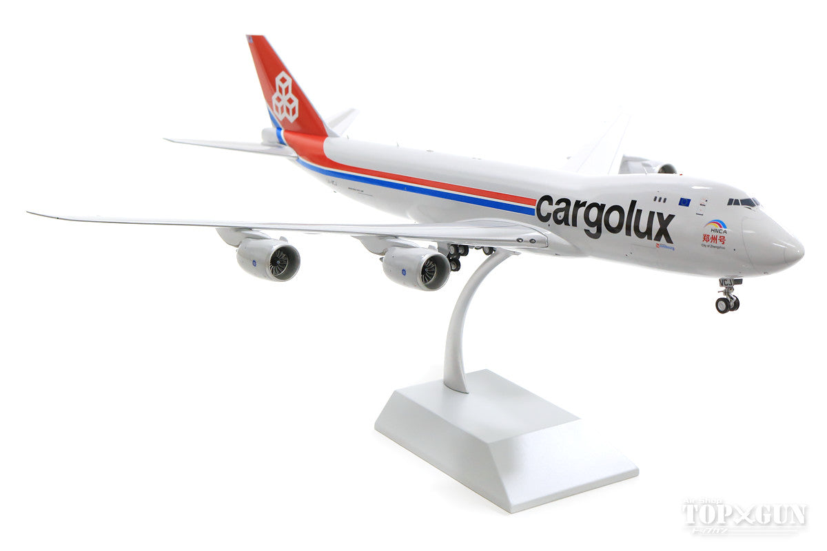 747-8F (Cargo Type) Cargolux (Stand Included) LX-VCJ "City of Zhengzhou" 1/200 *Made of metal [XX2043]