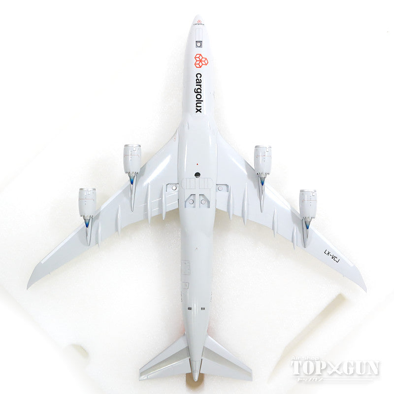 747-8F (Cargo Type) Cargolux (Stand Included) LX-VCJ "City of Zhengzhou" 1/200 *Made of metal [XX2043]