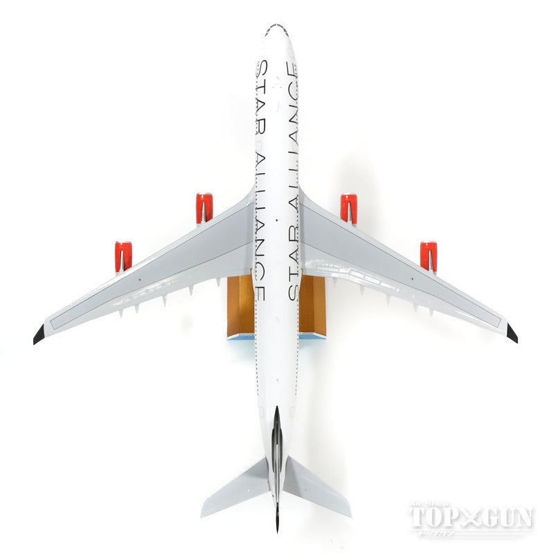 A340-300 SAS Scandinavian Airlines Special Paint "Star Alliance" OY-KBM (Stand Included) 1/200 *Made of Metal [XX2094]