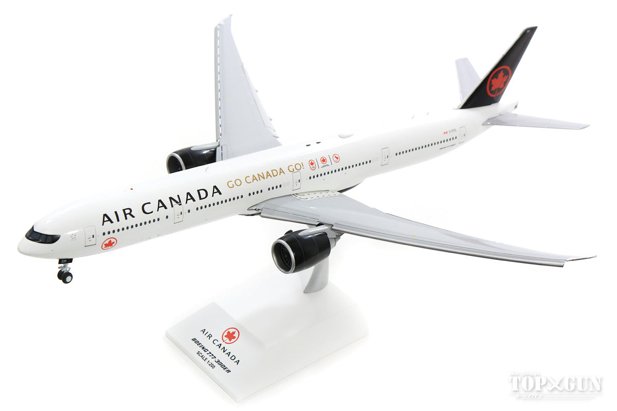 777-300ER Air Canada special livery "GO CANADA GO" Flap down fixed (stand included) C-FITL 1/200 *Made of metal [XX2133A]