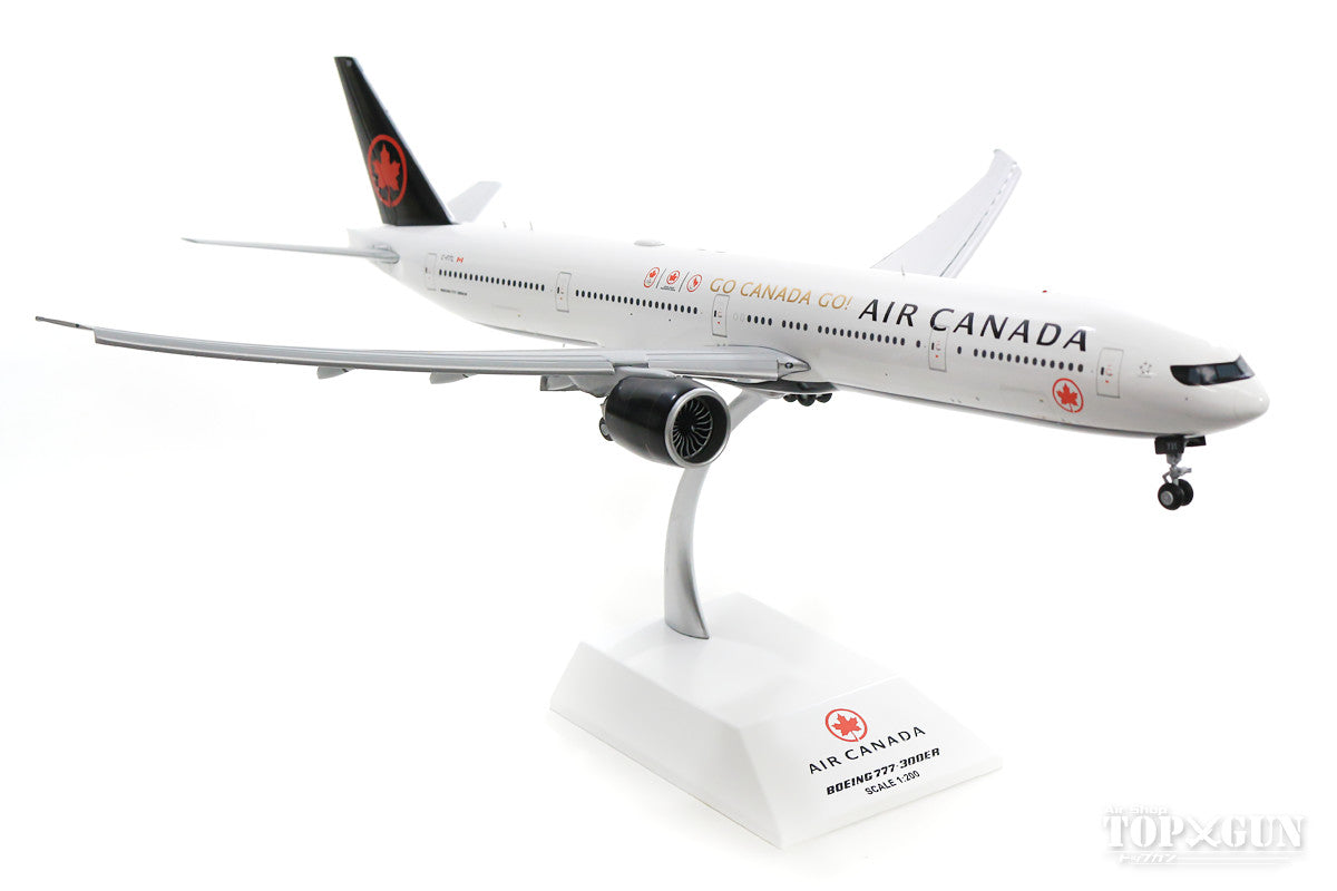 777-300ER Air Canada special livery "GO CANADA GO" Flap down fixed (stand included) C-FITL 1/200 *Made of metal [XX2133A]