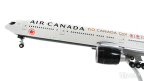 777-300ER エア・カナダ 特別塗装 「GO CANADA GO」 フラップダウン固定 (スタンド付属) C-FITL 1/200 ※金属製 [XX2133A]