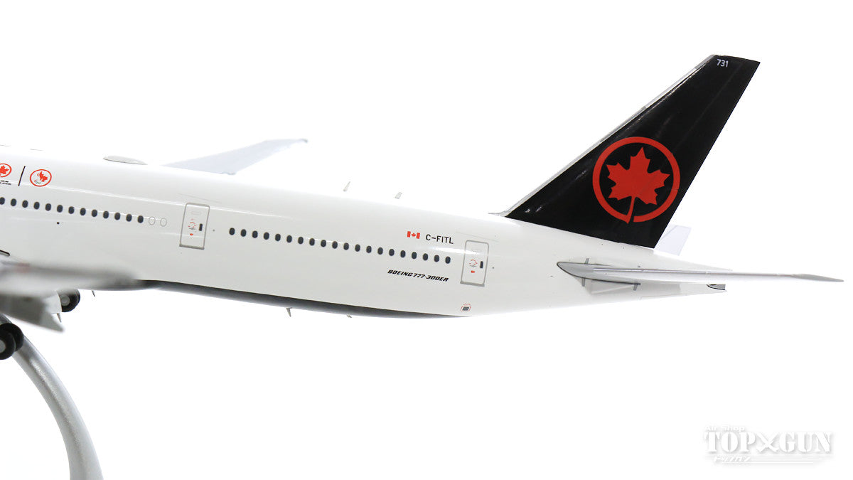 777-300ER エア・カナダ 特別塗装 「GO CANADA GO」 フラップダウン固定 (スタンド付属) C-FITL 1/200 ※金属製 [XX2133A]