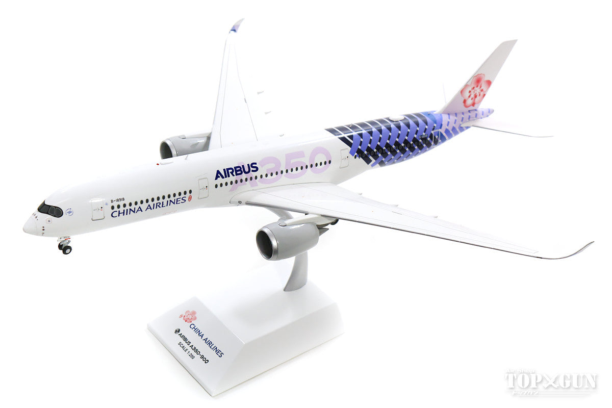 A350-900XWB China Airlines "Carbon Fiber" B-18918 (stand included) 1/200 *Made of metal [XX2141]