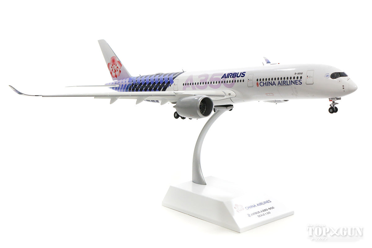 A350-900XWB China Airlines "Carbon Fiber" B-18918 *Flaps down (stand included) 1/200 *Made of metal [XX2141A]