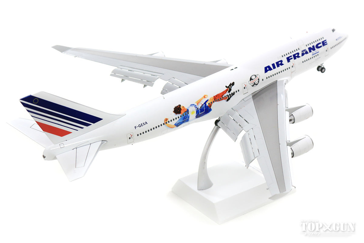 747-400 Air France "World Cup '98" F-GEXA *Flaps down (stand included) 1/200 [XX2193A]