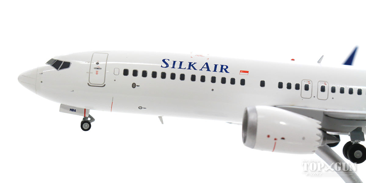 737 MAX8 Silk Air (stand included) 9V-MBA 1/200 *Made of metal [XX2199]