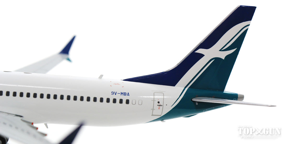 737 MAX8 Silk Air (stand included) 9V-MBA 1/200 *Made of metal [XX2199]