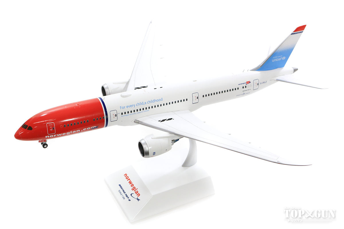 787-9 Norwegian Air UK Special Paint "UNICEF" (Stand Included) G-CKLZ 1/200 *Made of metal [XX2200]