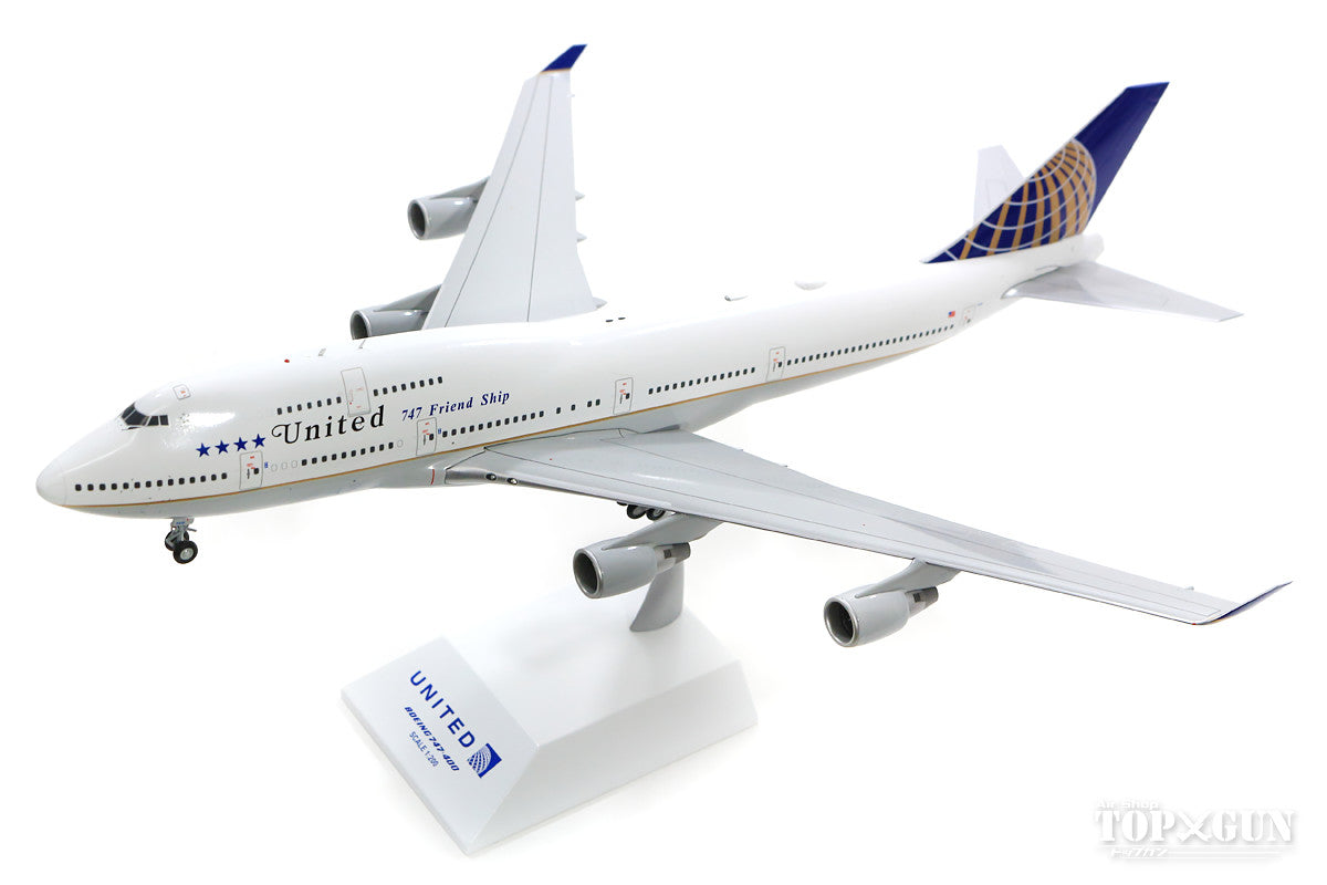 747-400 United Airlines "Last Flight" N118UA (stand included) 1/200 [XX2203]